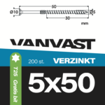 Spaanplaatschroeven 5 x 50 mm